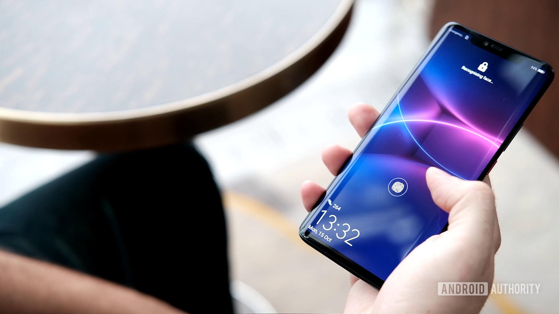 HUAWEI Mate 20 Pro in screen fingerprint reader