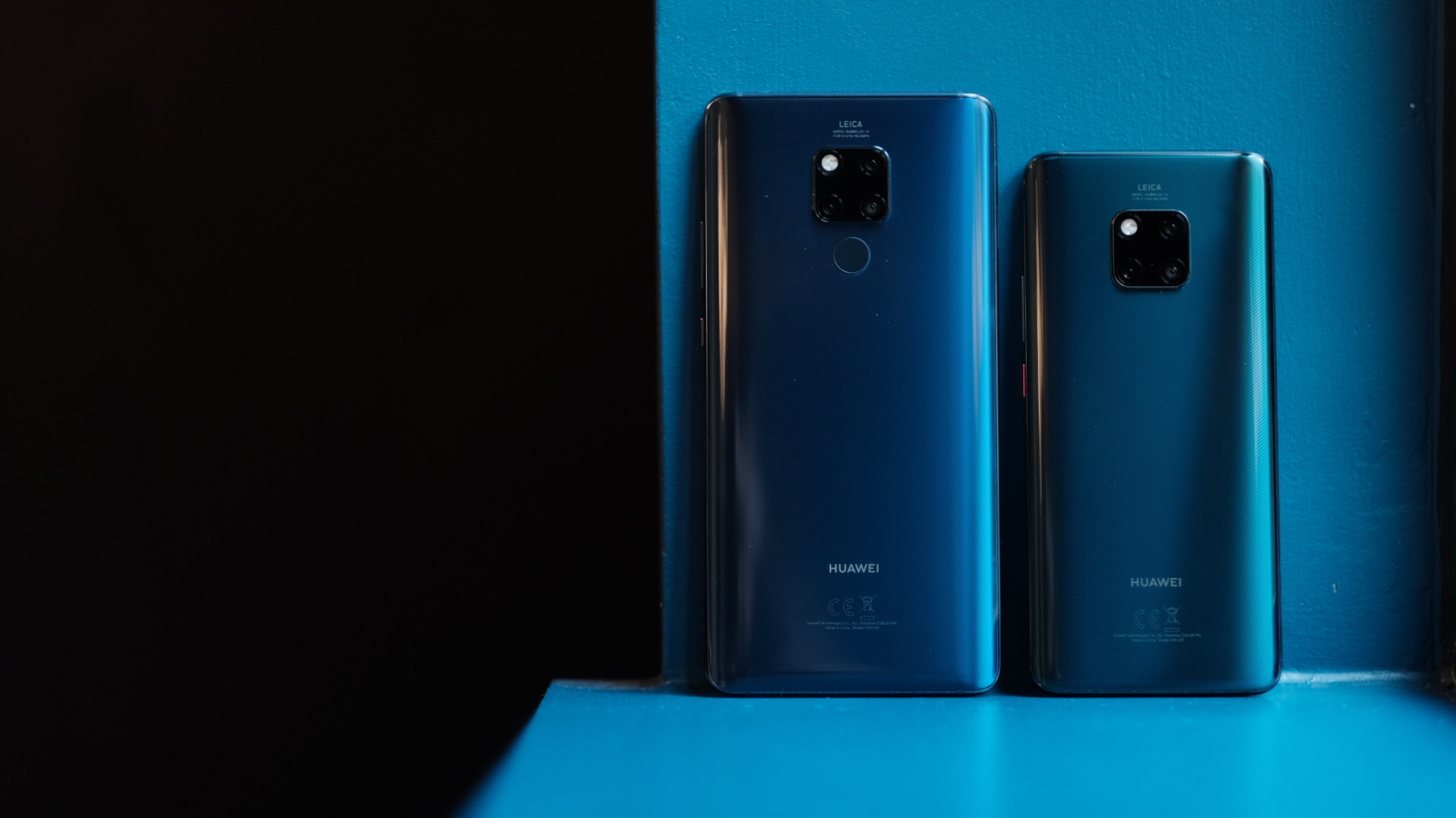 The HUAWEI Mate 20 X and the Mate 20 Pro.
