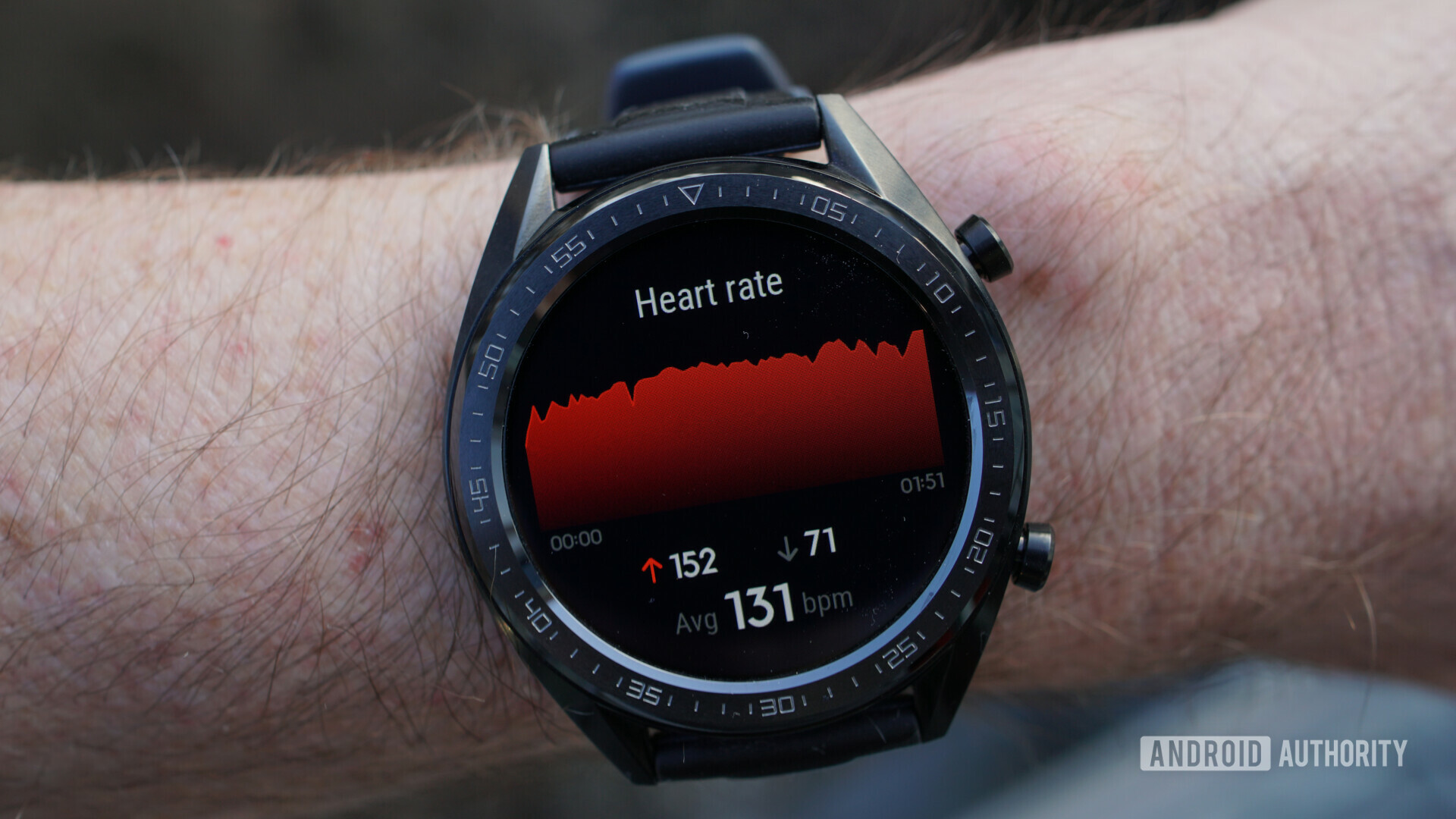 Huawei Watch GT heart rate activity