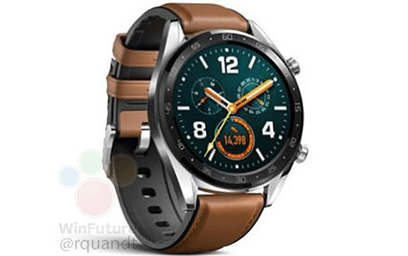 A leaked image of the HUAWEI Watch GT.