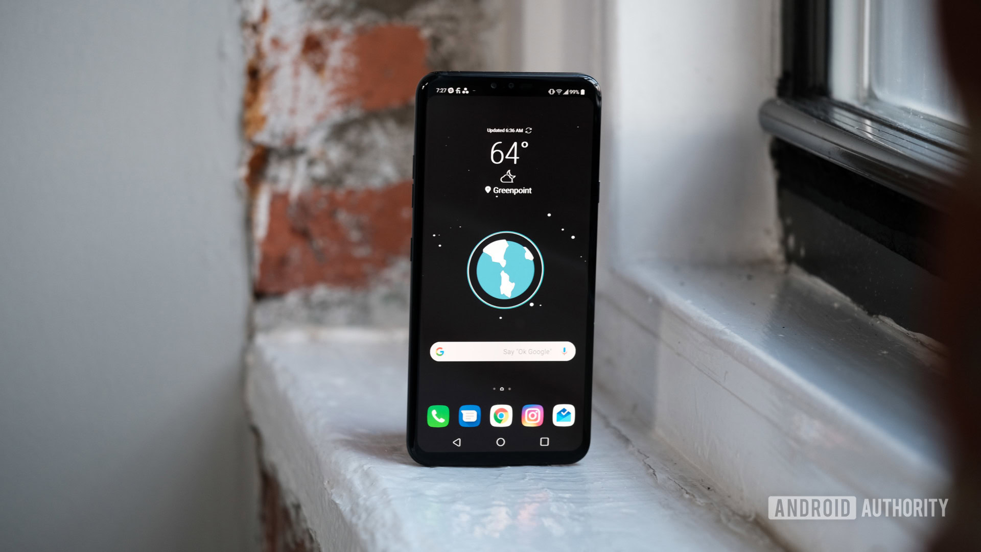 LG V40 ThinQ home screen, LG V40 review