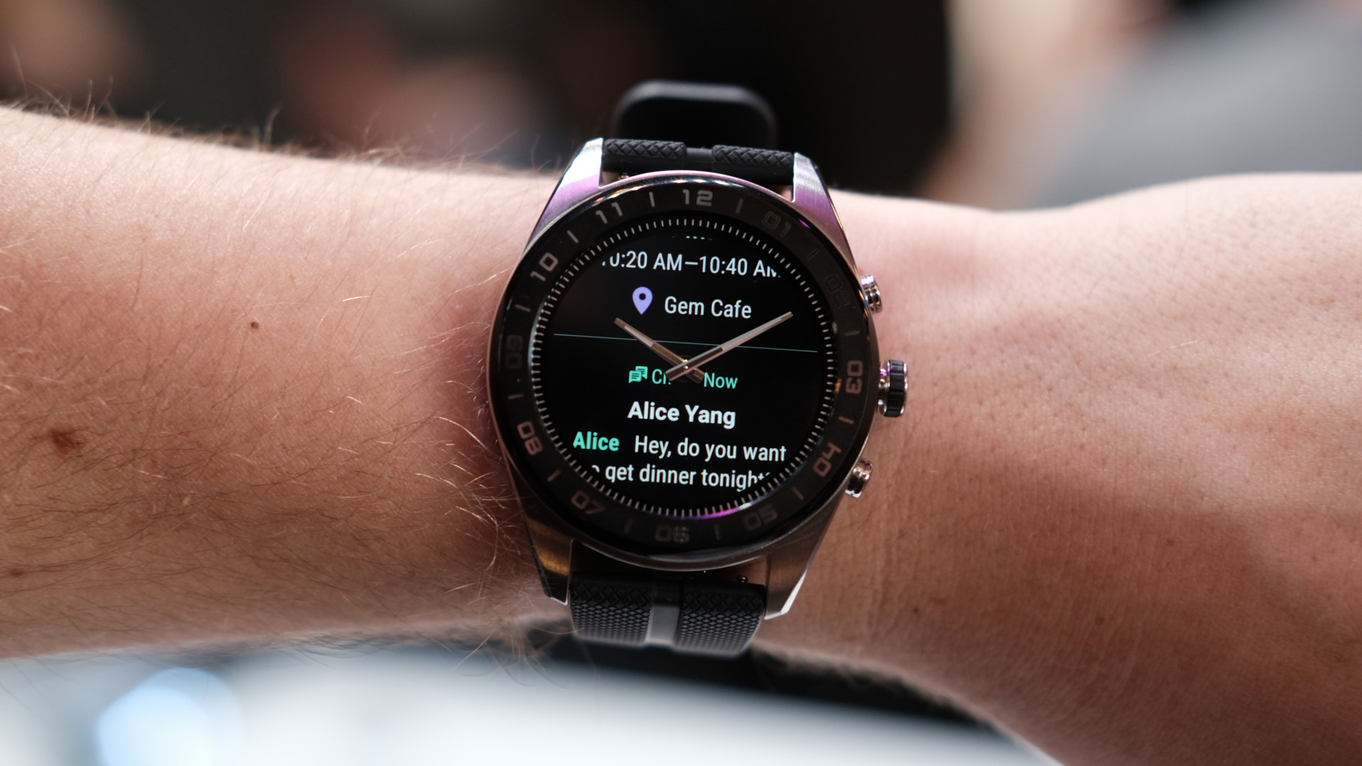 LG Watch W7 notifications