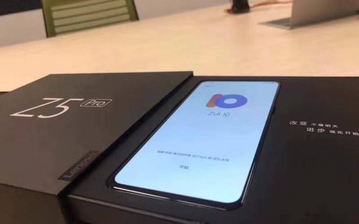 A leaked image of the unreleased Lenovo Z5 Pro.