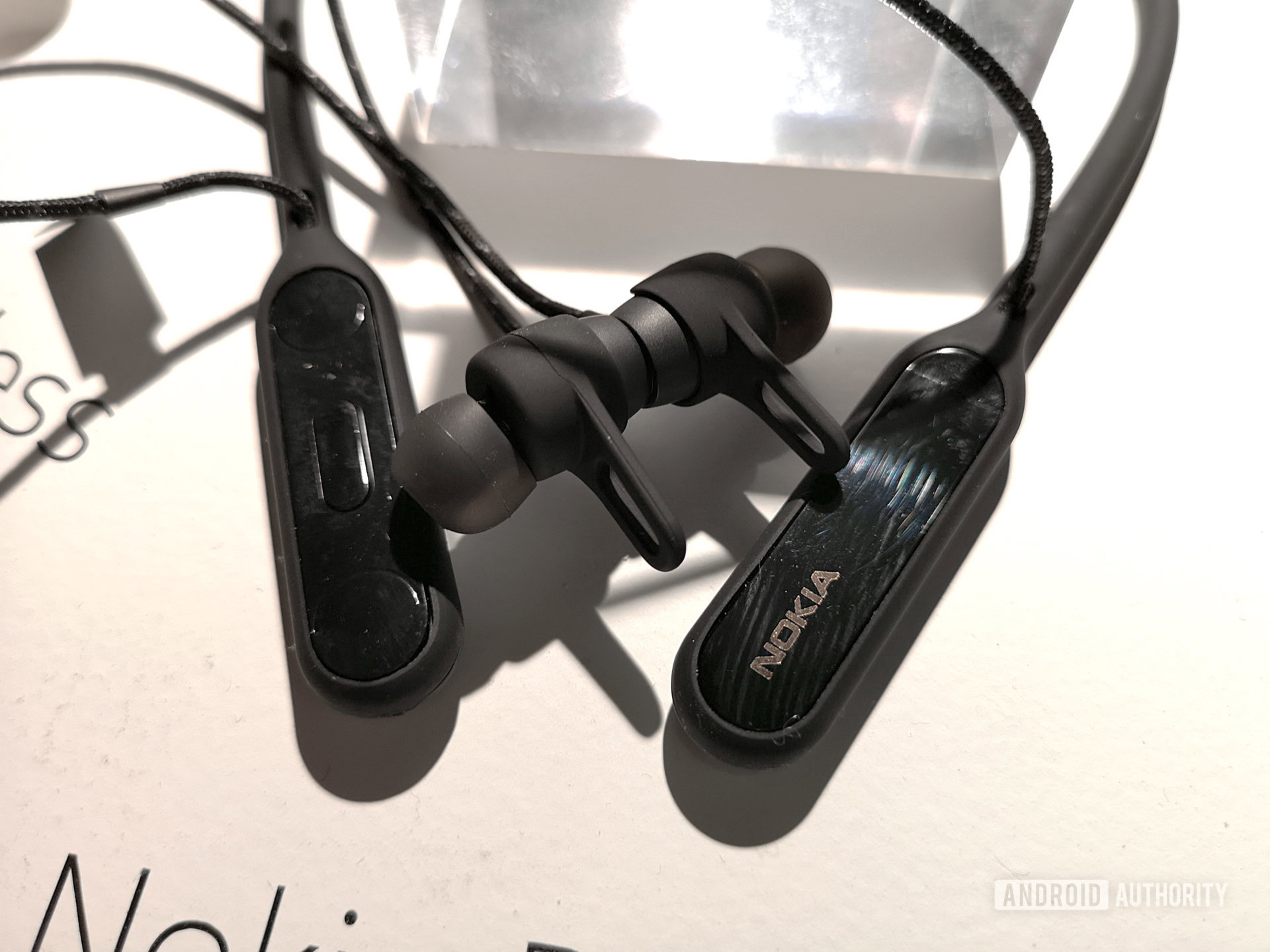 Nokia Pro Wireless Earphones on display at unveiling