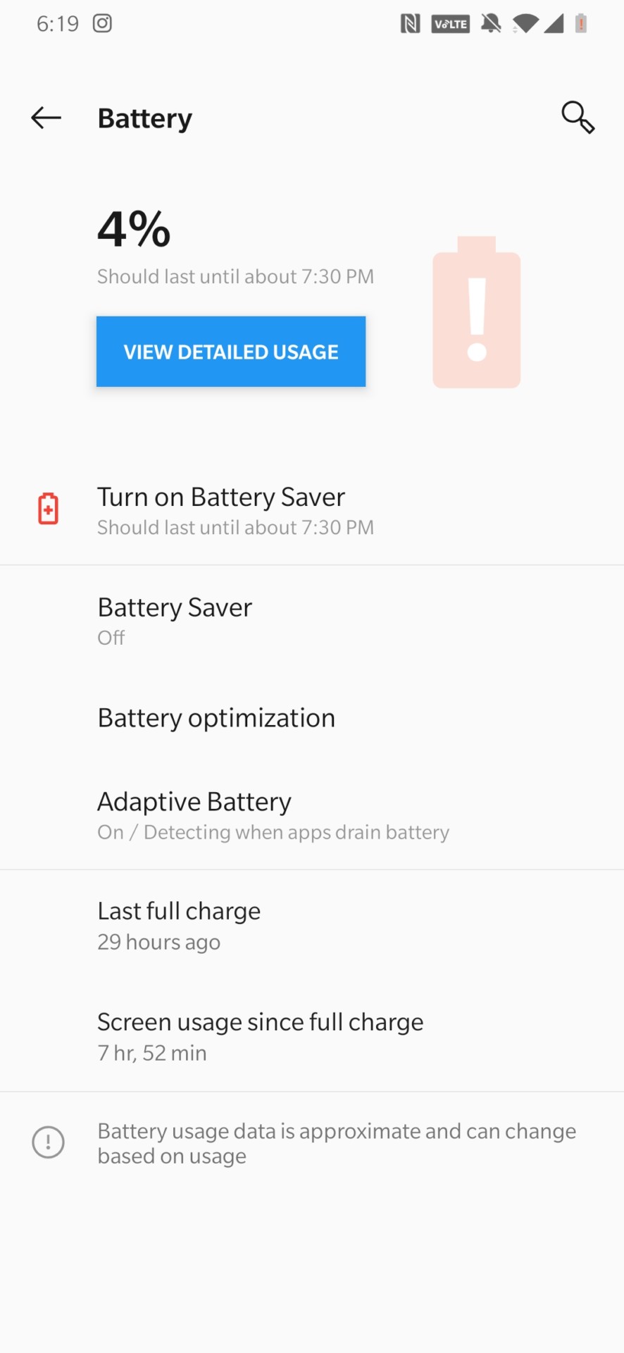 OnePlus 6T Battery Life
