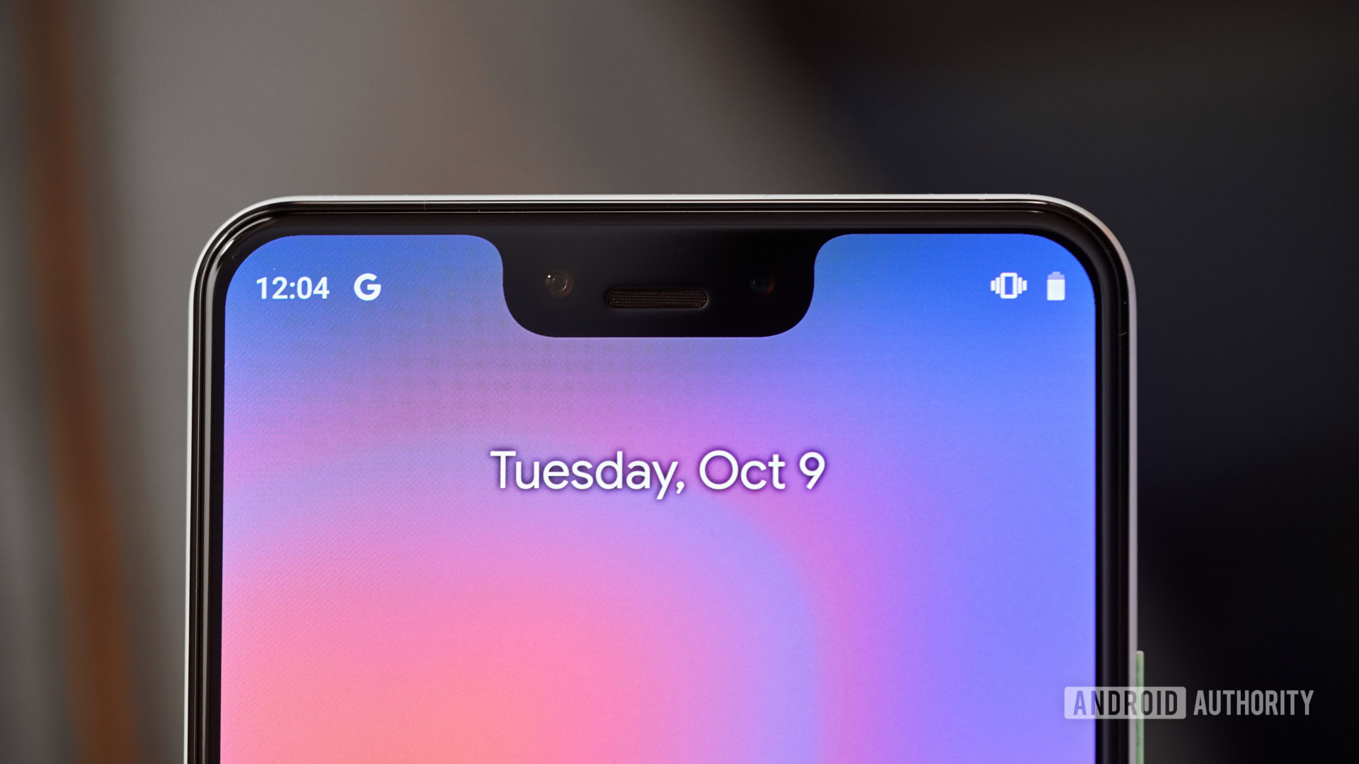 Pixel 3 XL display notch