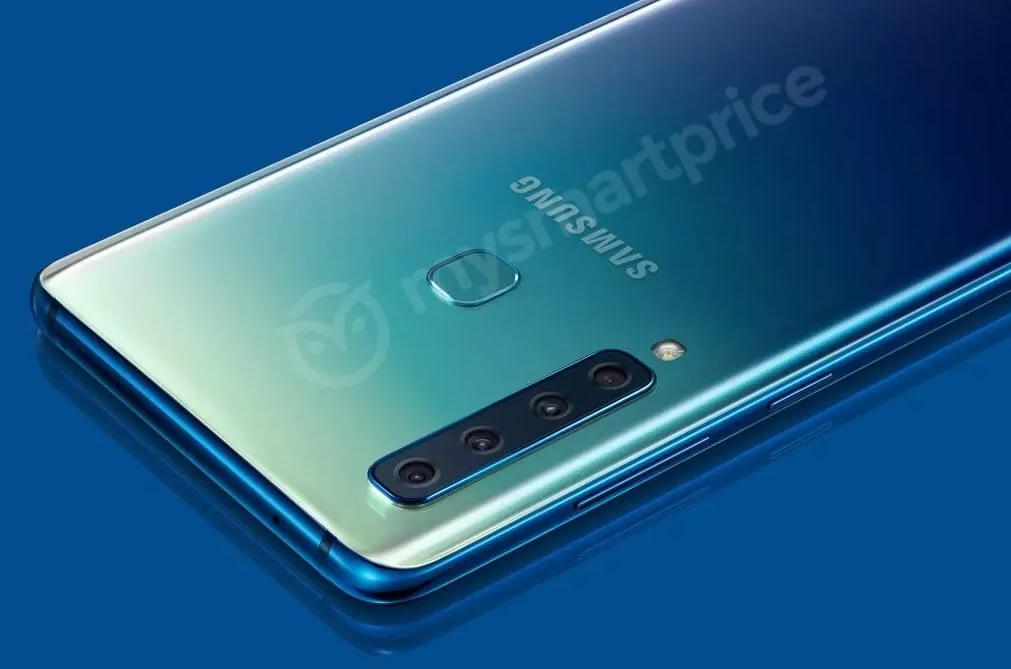 A leaked render of the Samsung Galaxy A9.