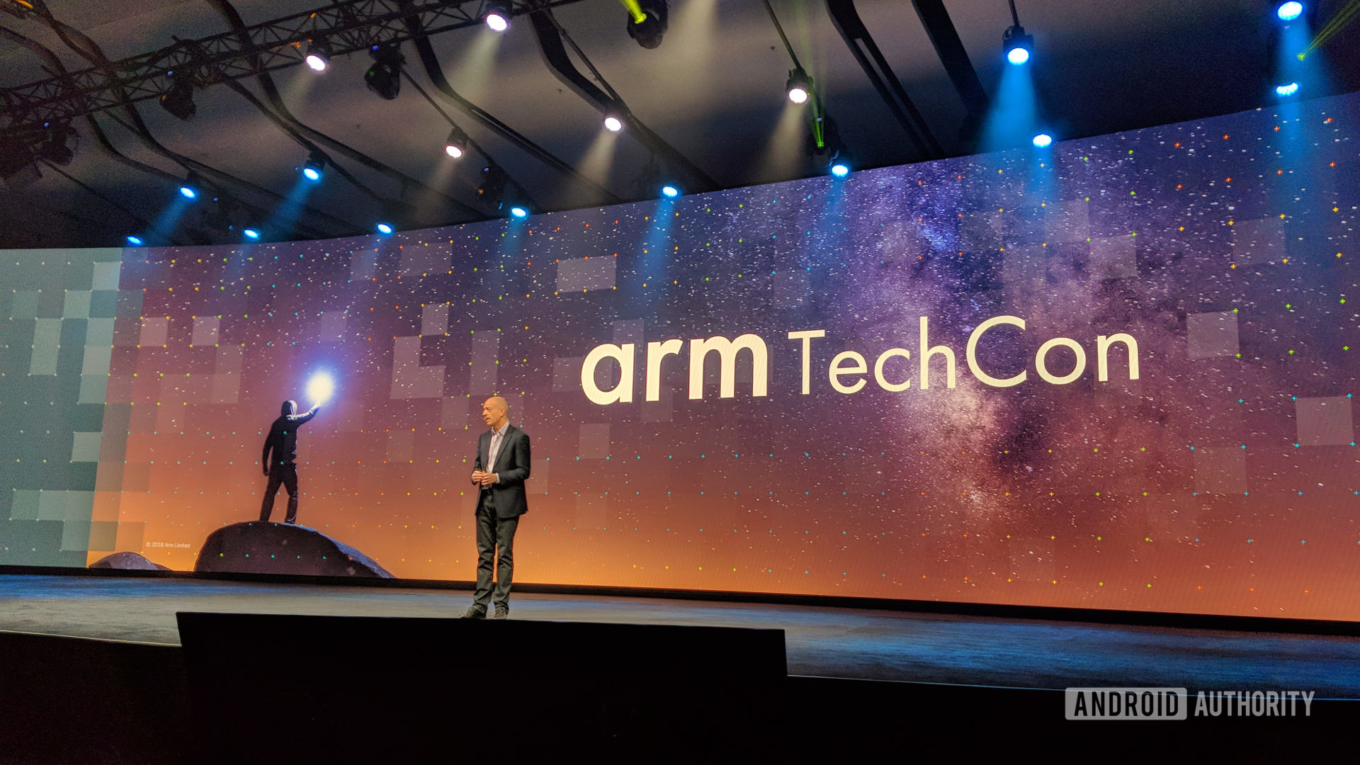 Arm CEO Simon Segars at Arm TechCon 2018.