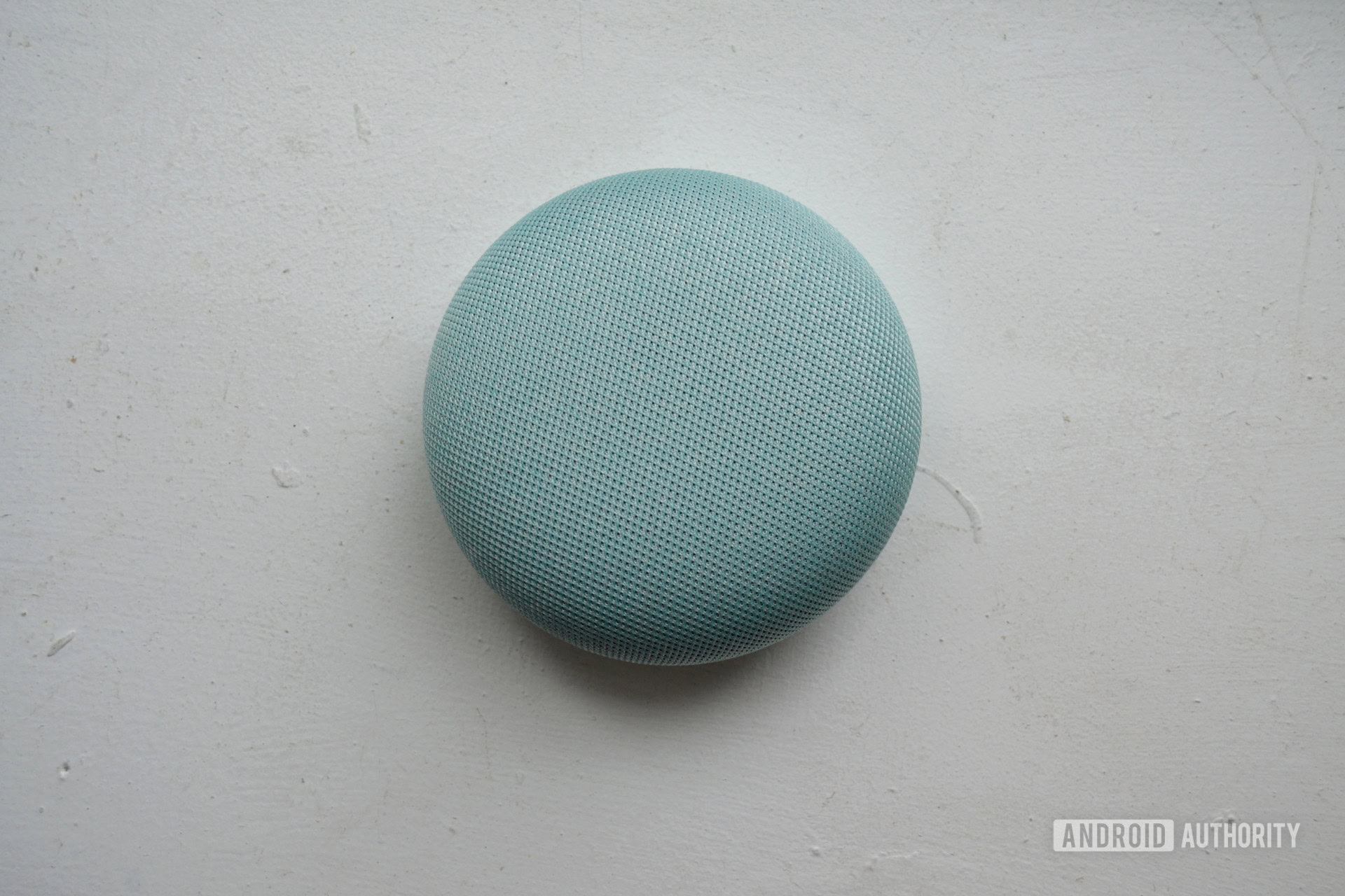 google home mini aqua mint blue