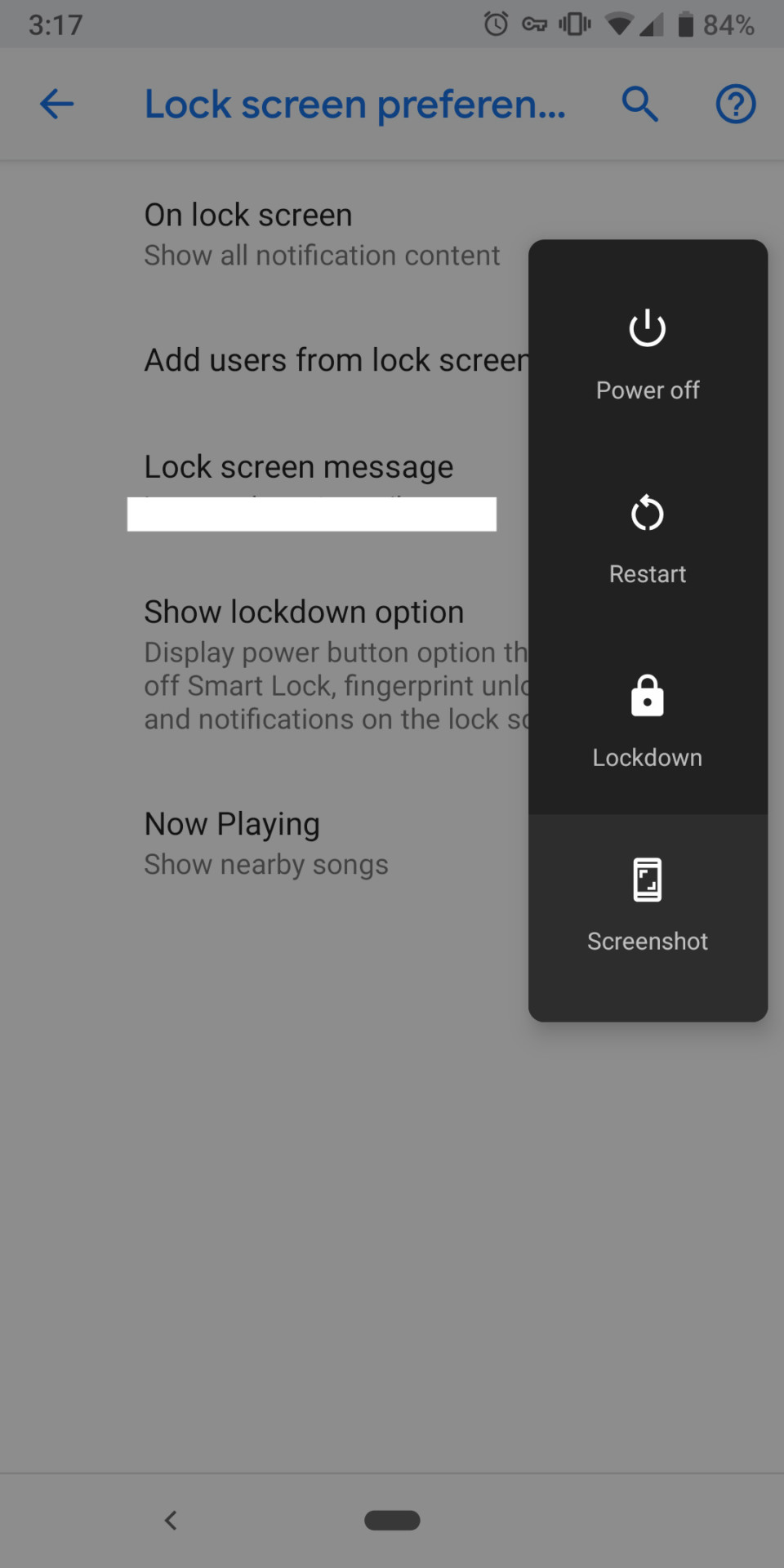 Android Pie lockdown mode security how to