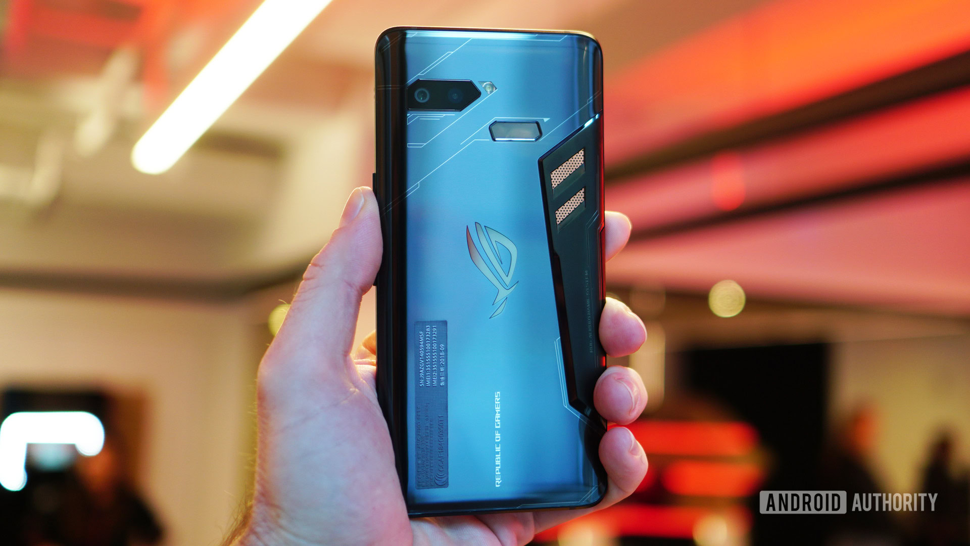 ASUS ROG Phone in hand