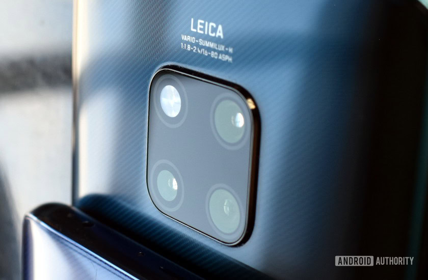 HUAWEI Mate 20 Pro triple camera close up