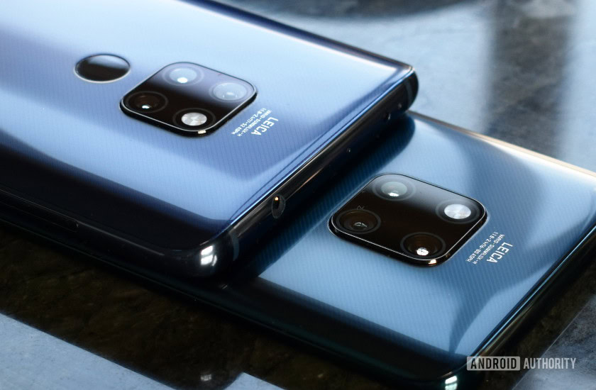 HUAWEI Mate 20 vs Mate 20 Pro back camera