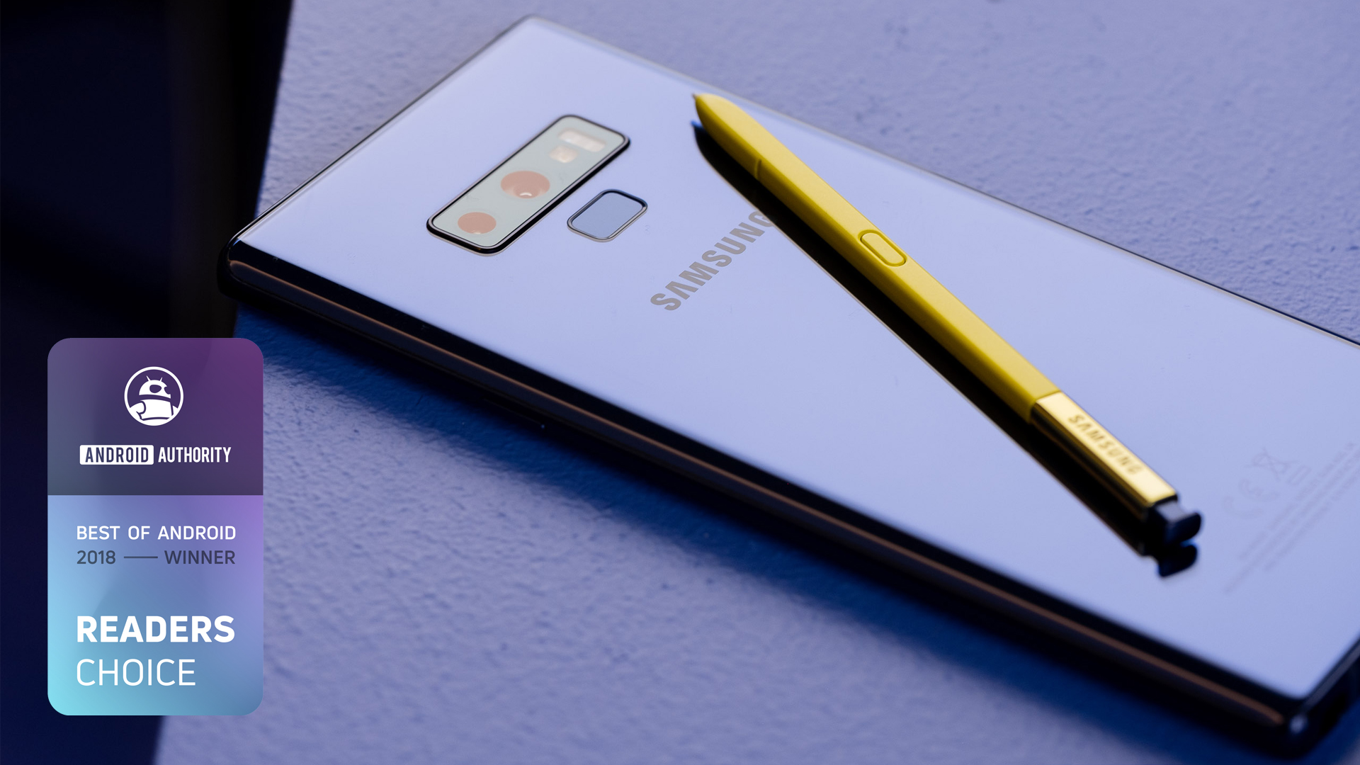 Samsung Galaxy Note 9 Best of Android 2018 Reader's Choice