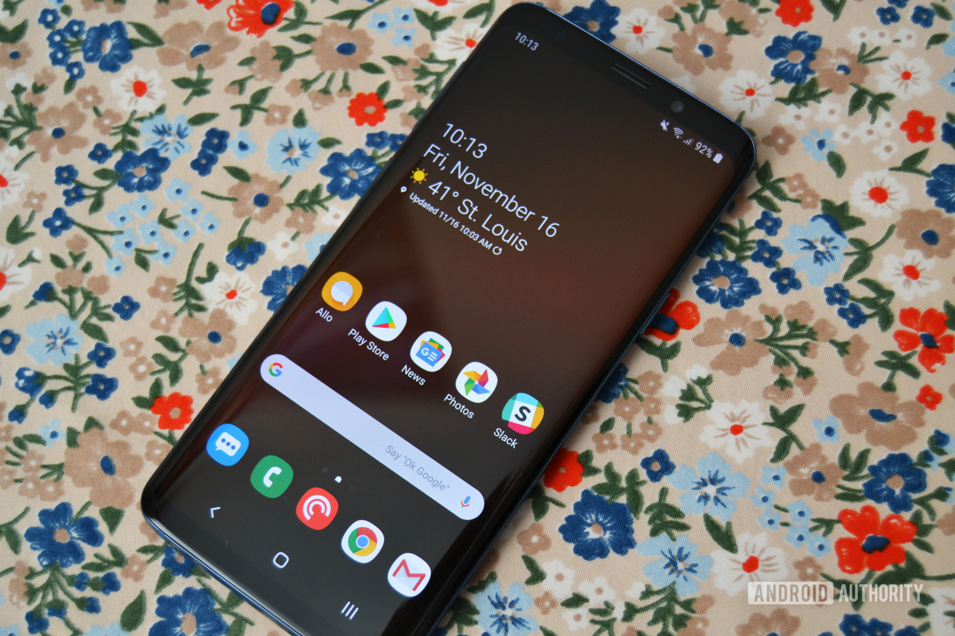 samsung galaxy s9 one ui review home screen display