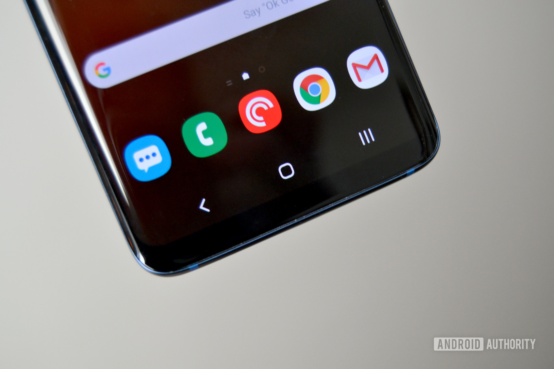 samsung galaxy s9 one ui review navigation buttons