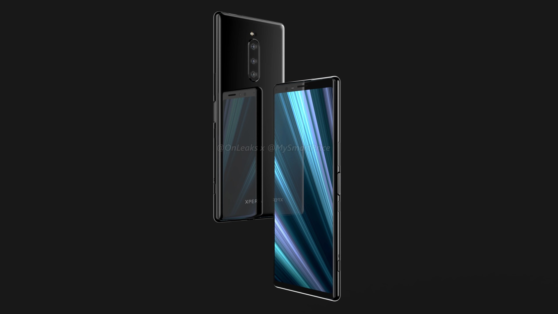 An unofficial render of the Sony Xperia XZ4.