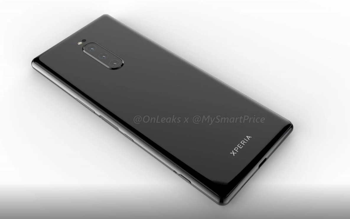 An unofficial render of the Sony Xperia XZ4.