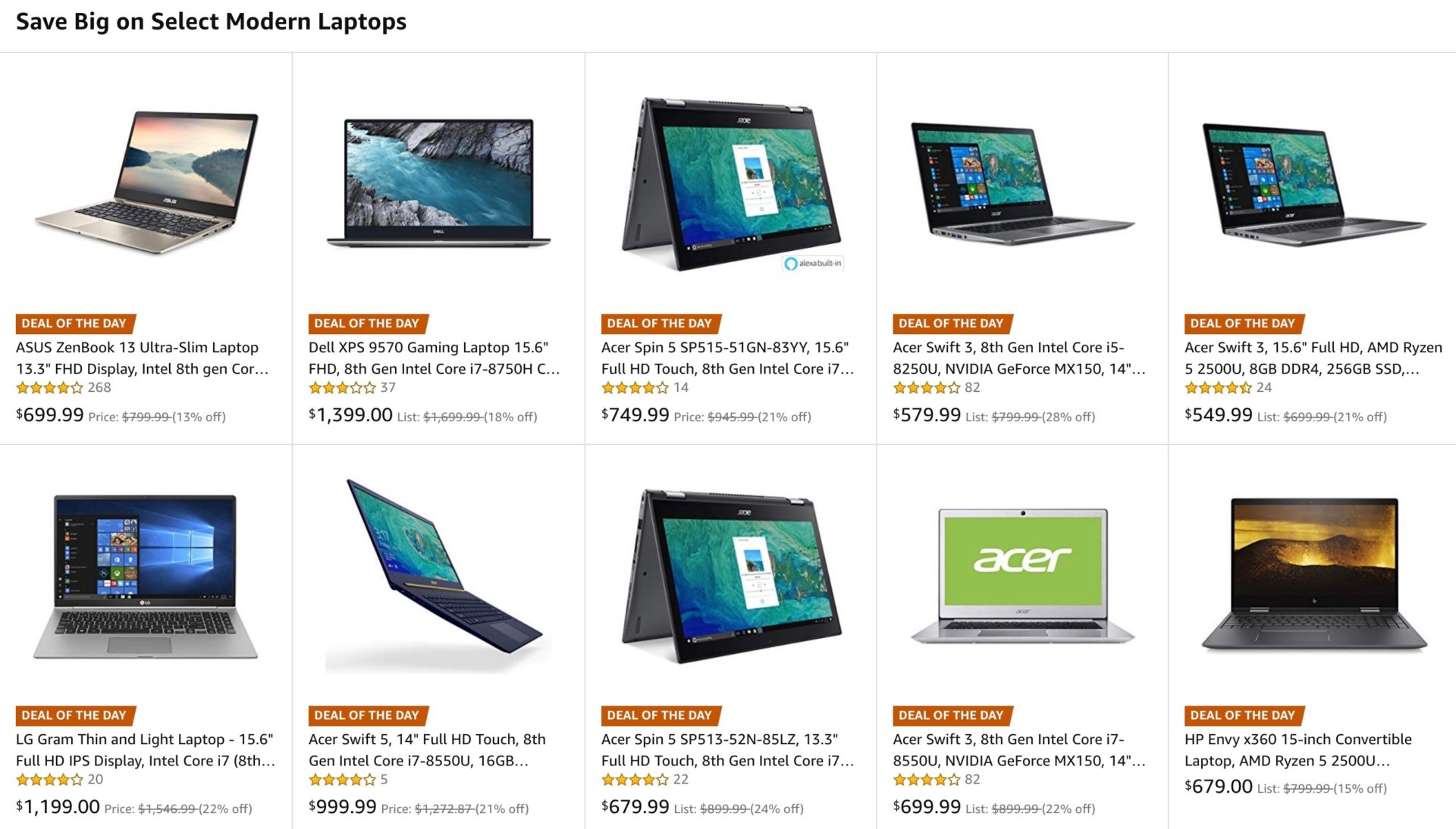 Amazon Cyber Monday laptop deals