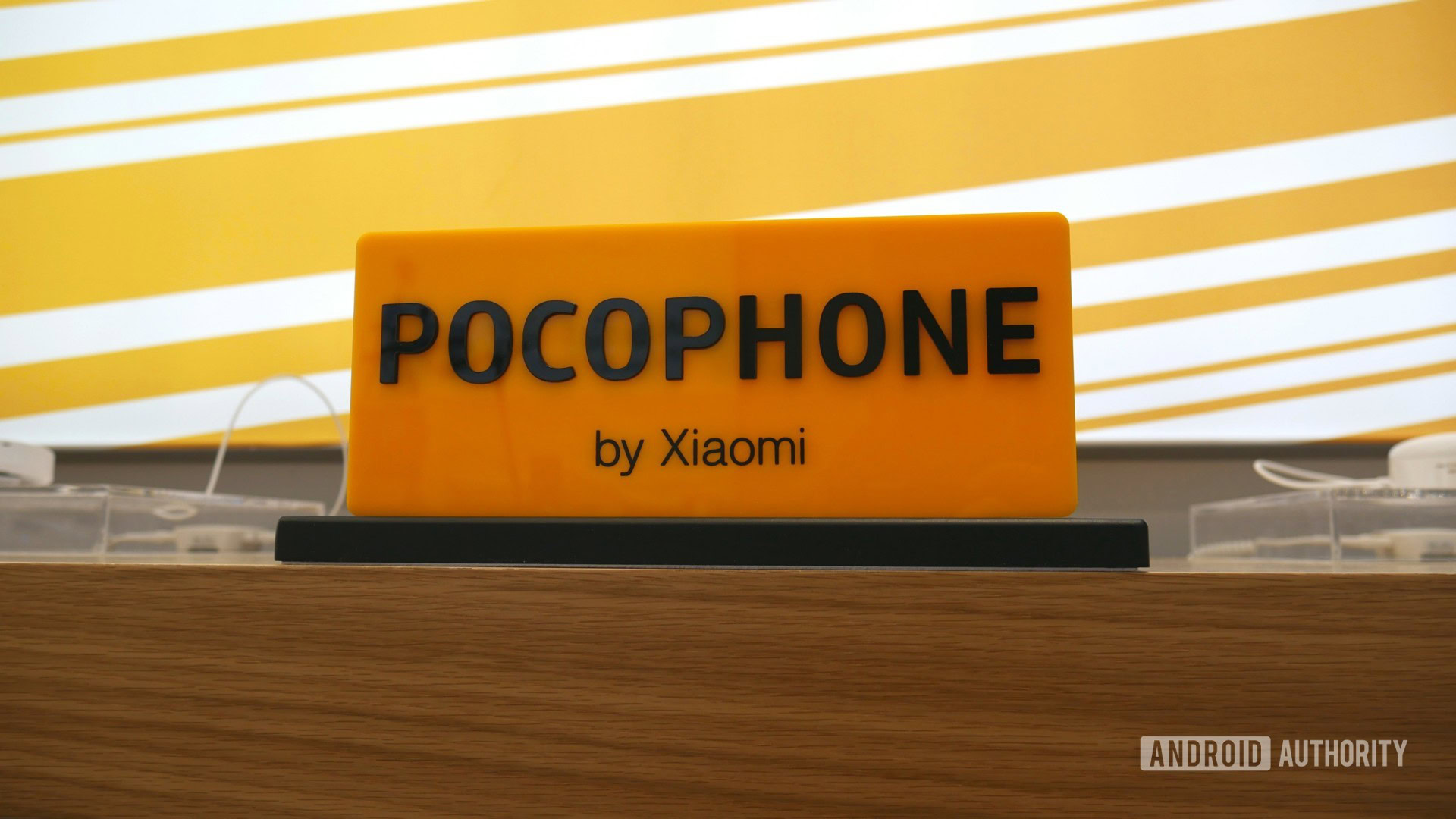 Pocophone logo on desk - is the Redmi K20 Pro the POCOphone F2