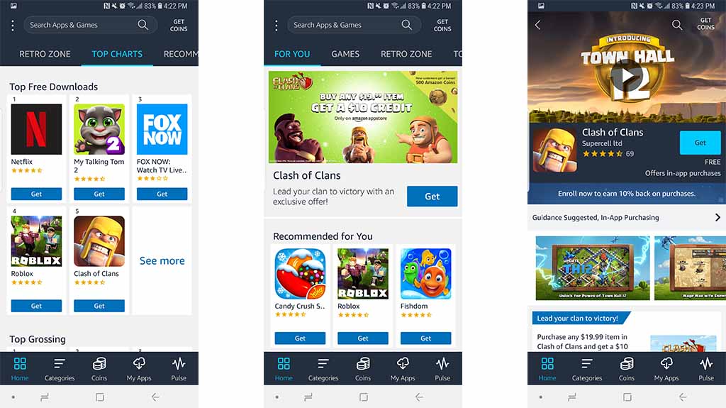 Amazon Appstore- best app stores