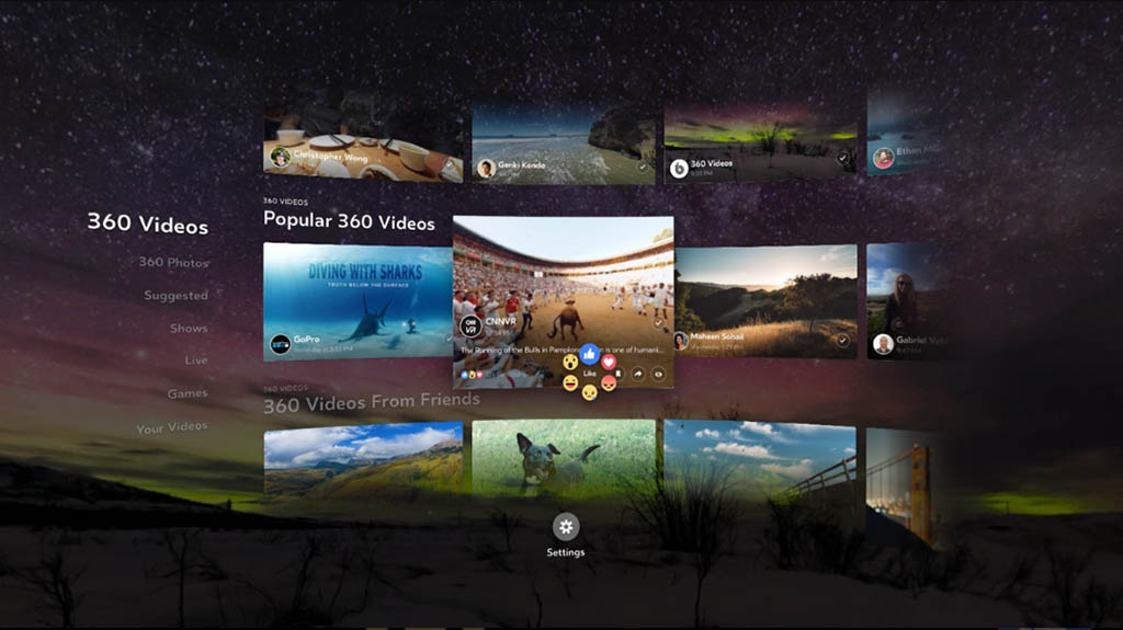 Facebook 360 - best gear vr apps