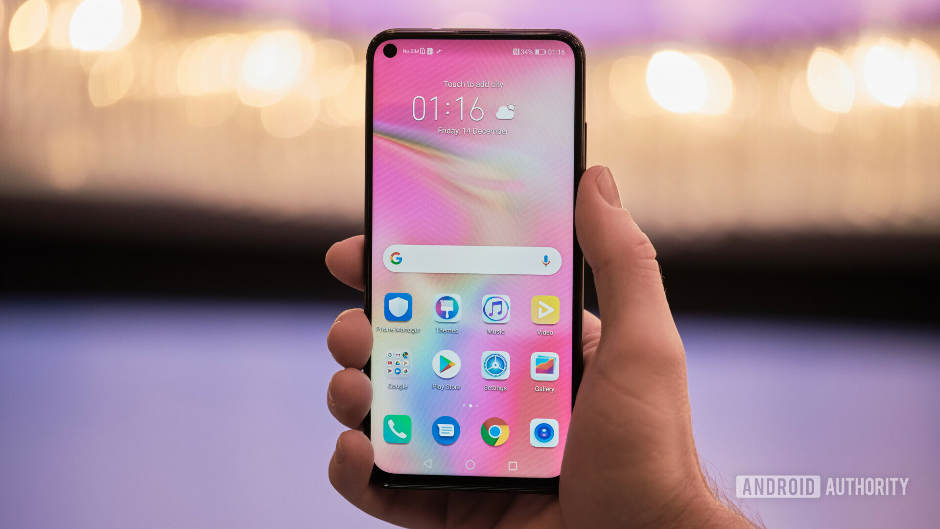 HONOR View 20 screen