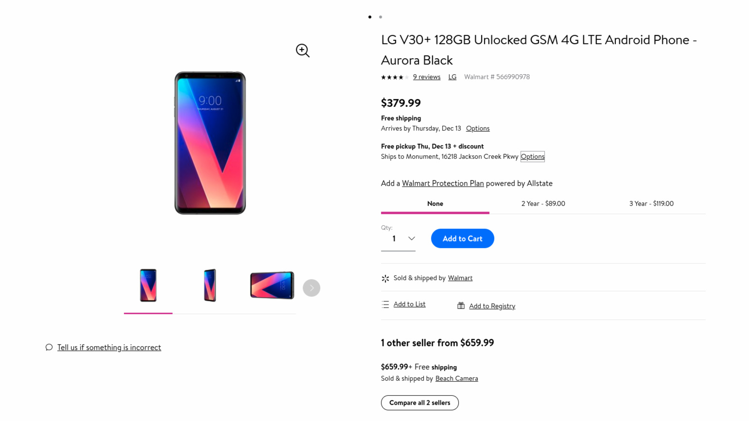 LG V30 Plus deal