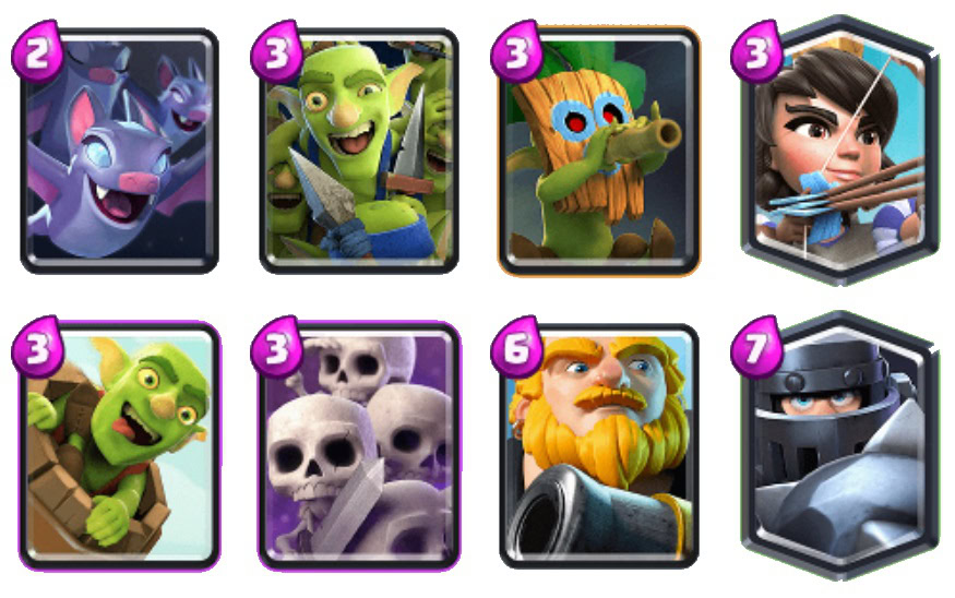 Little Shen targeted bait good Clash Royale decks