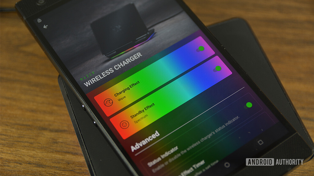 Razer Chroma app with the Razer Wireless Charger