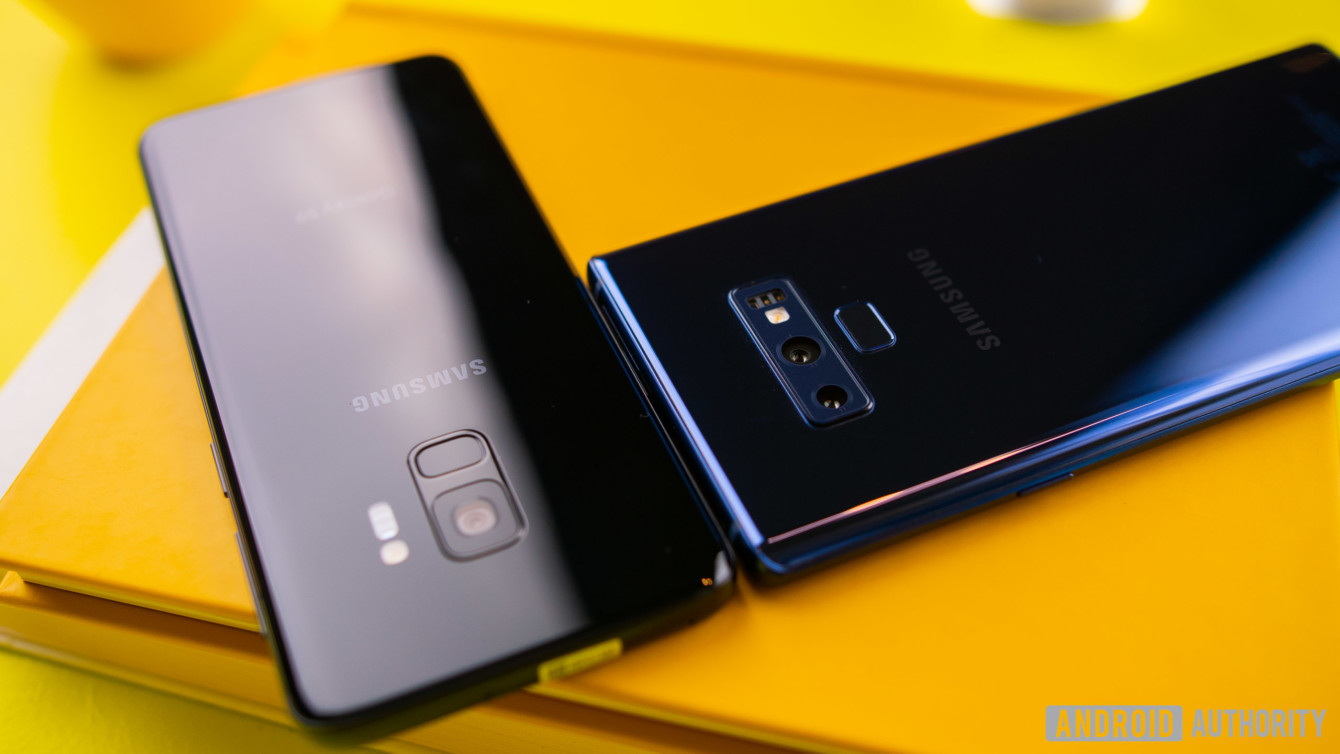 Galaxy Note 9 and Galaxy S9
