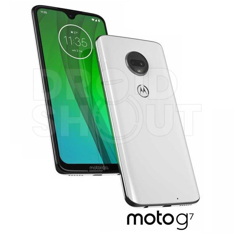 An alleged render of the Moto G7