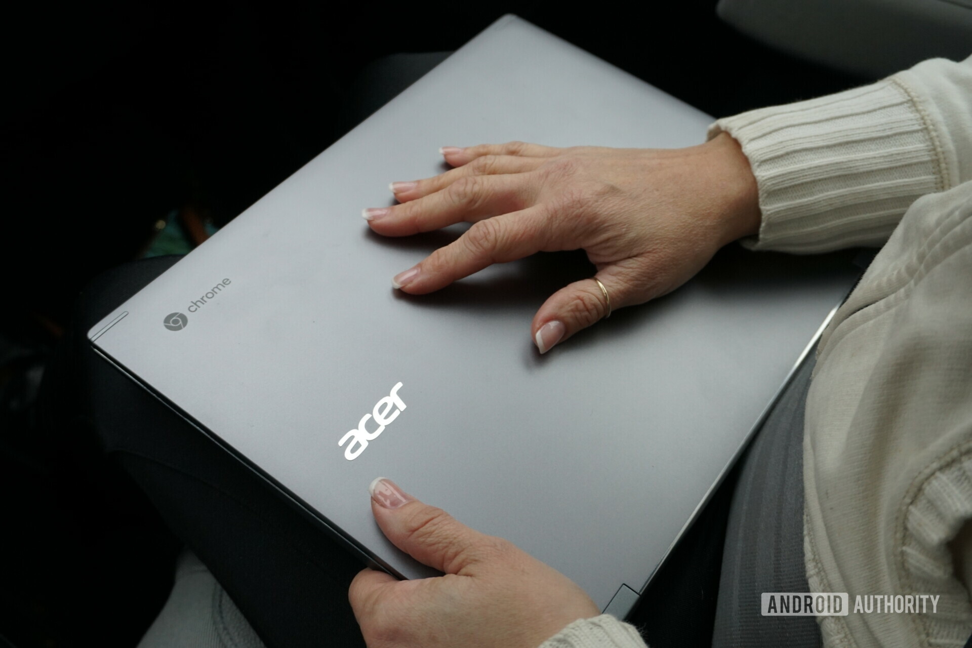 Acer Chromebook 13 held in hand