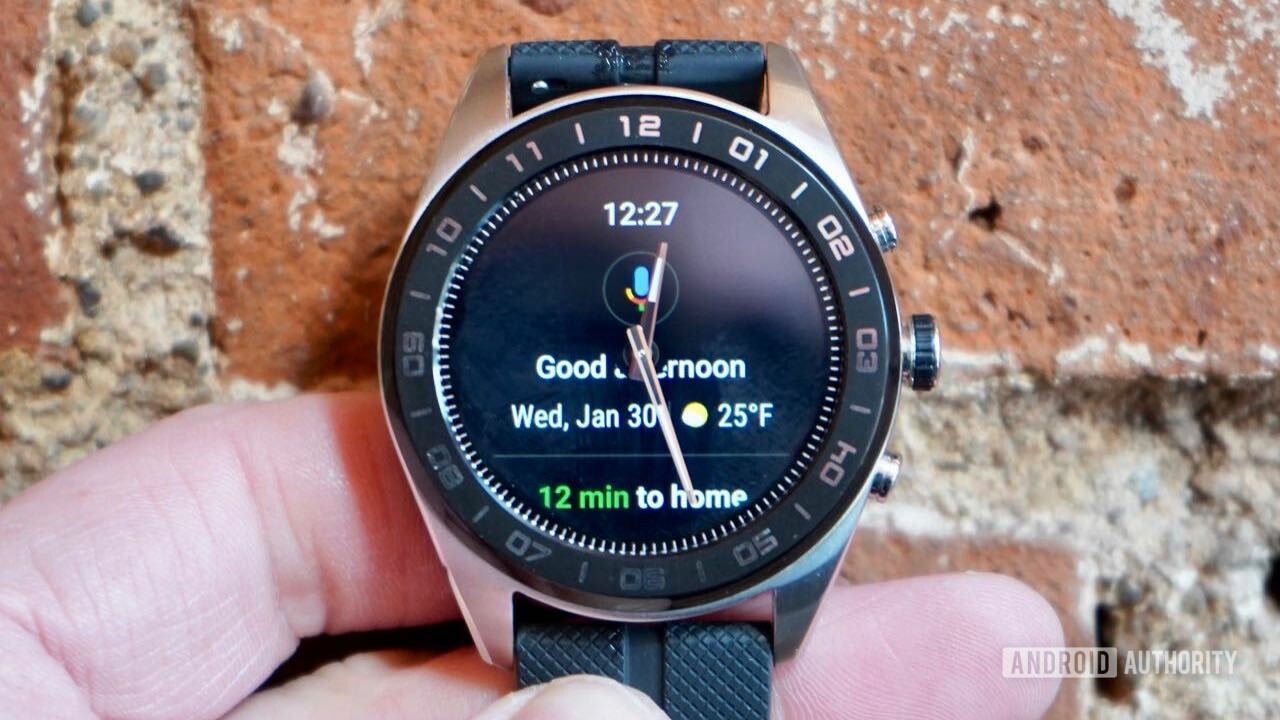 Notifications on the LG Watch W7