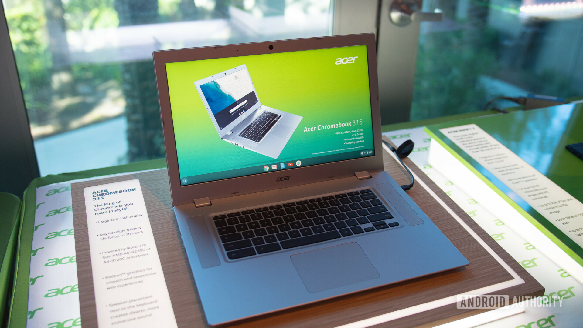 Acer Chromebook 315 - front side at CES 2019