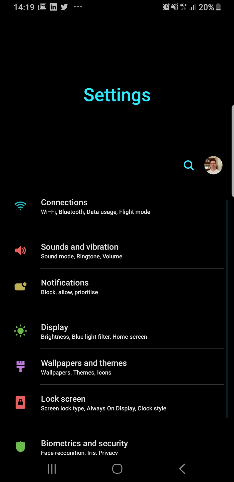 One UI screenshot