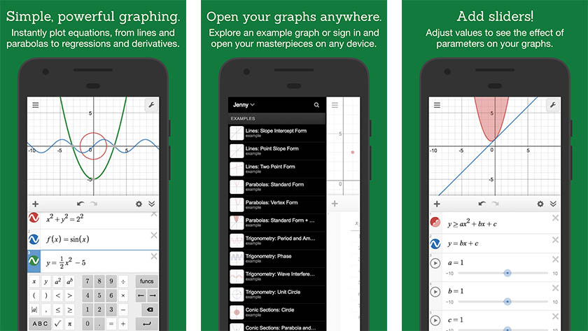 Desmos Graphing Calculator is one of the best graphing calculator apps for android