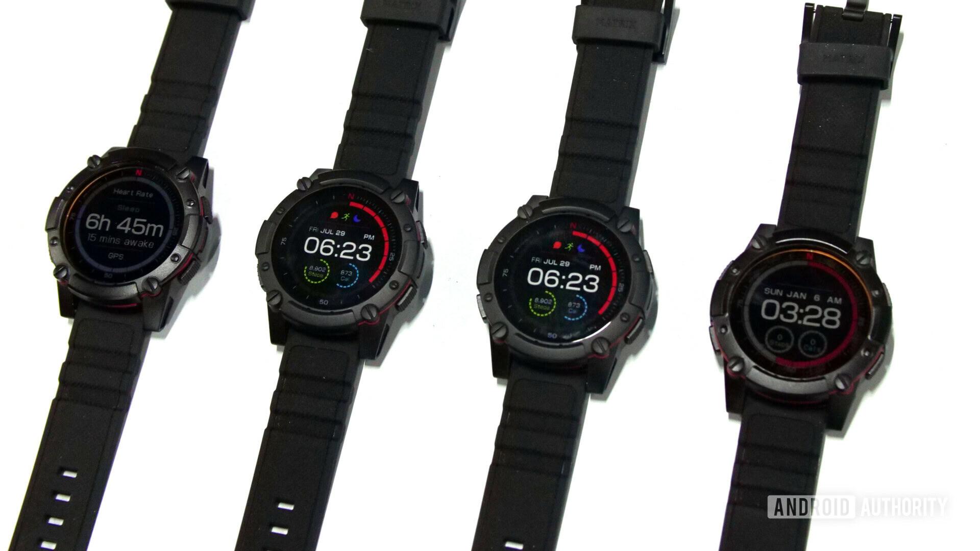 Matrix PowerWatch 2 different watchfaces