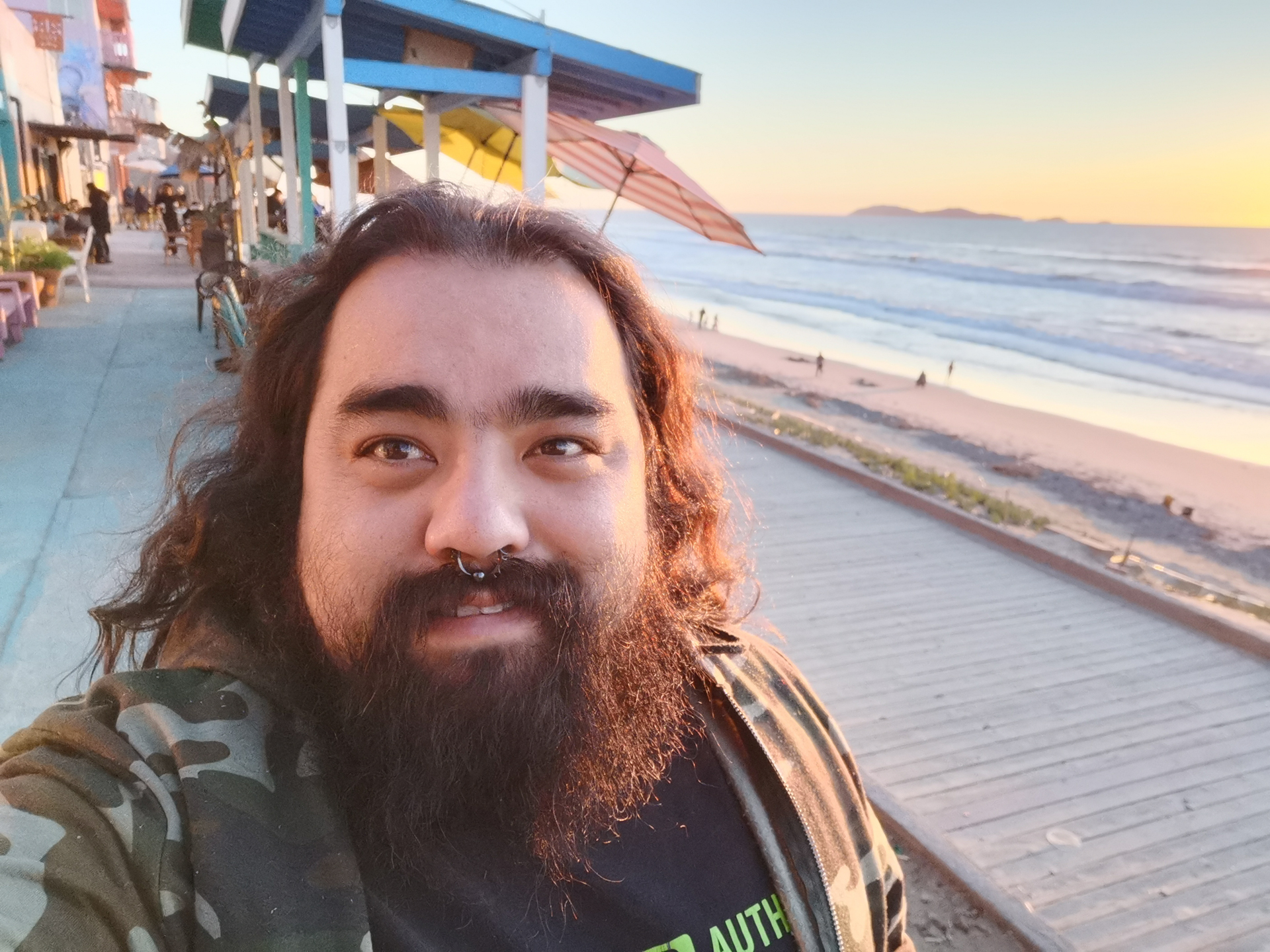 Selfie with HUAWEI Mate 20 Pro front camera