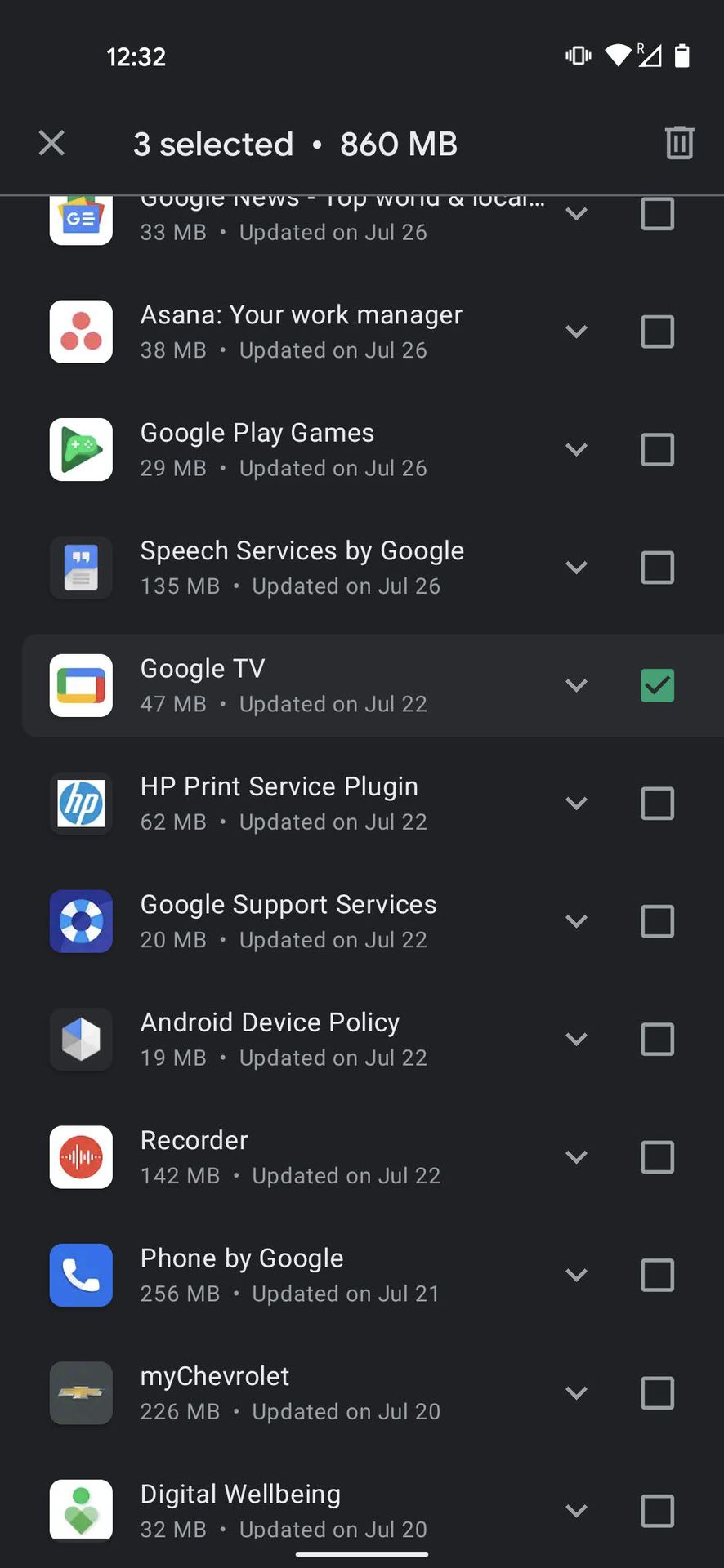 Uninstall app from Google Play Store 2