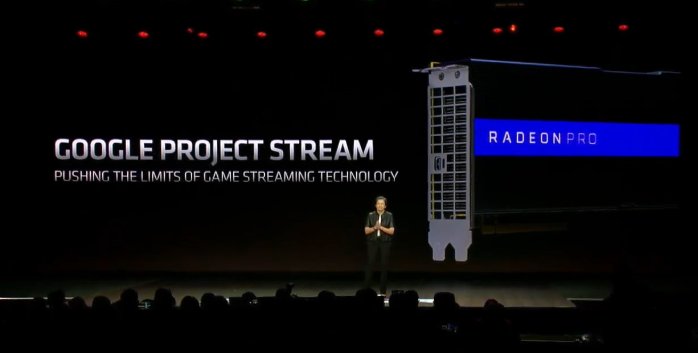 Google Project Stream in collaboration with AMD - presentation