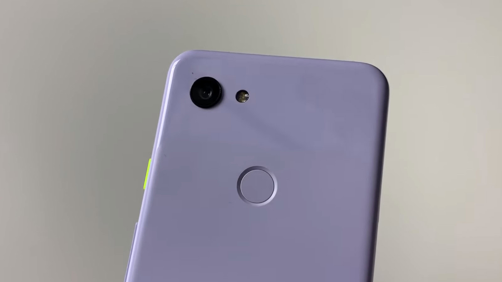 The back of the Google Pixel 3 Lite.