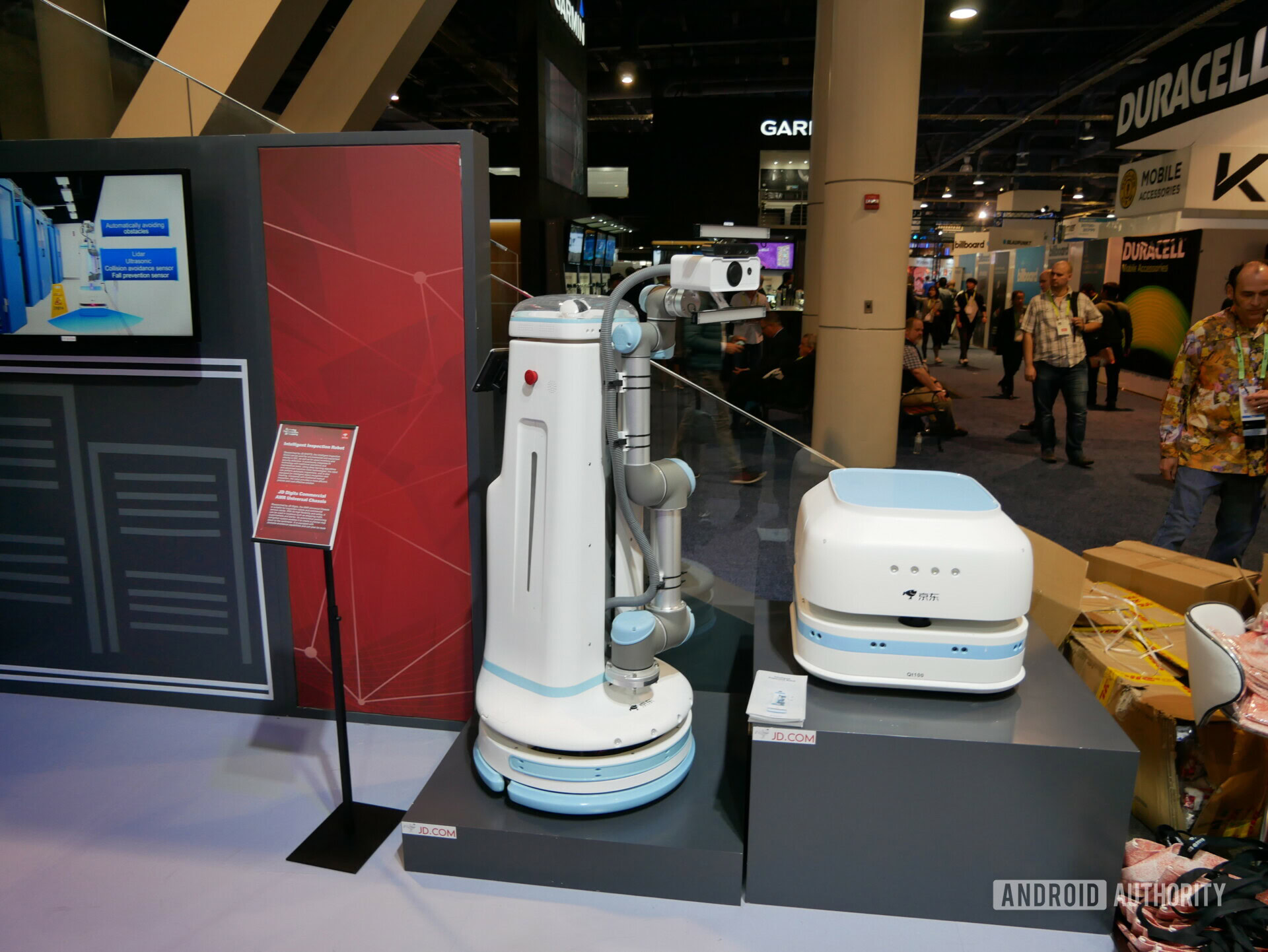 JD Digit has an industrial robot that inspects servers autonomously.