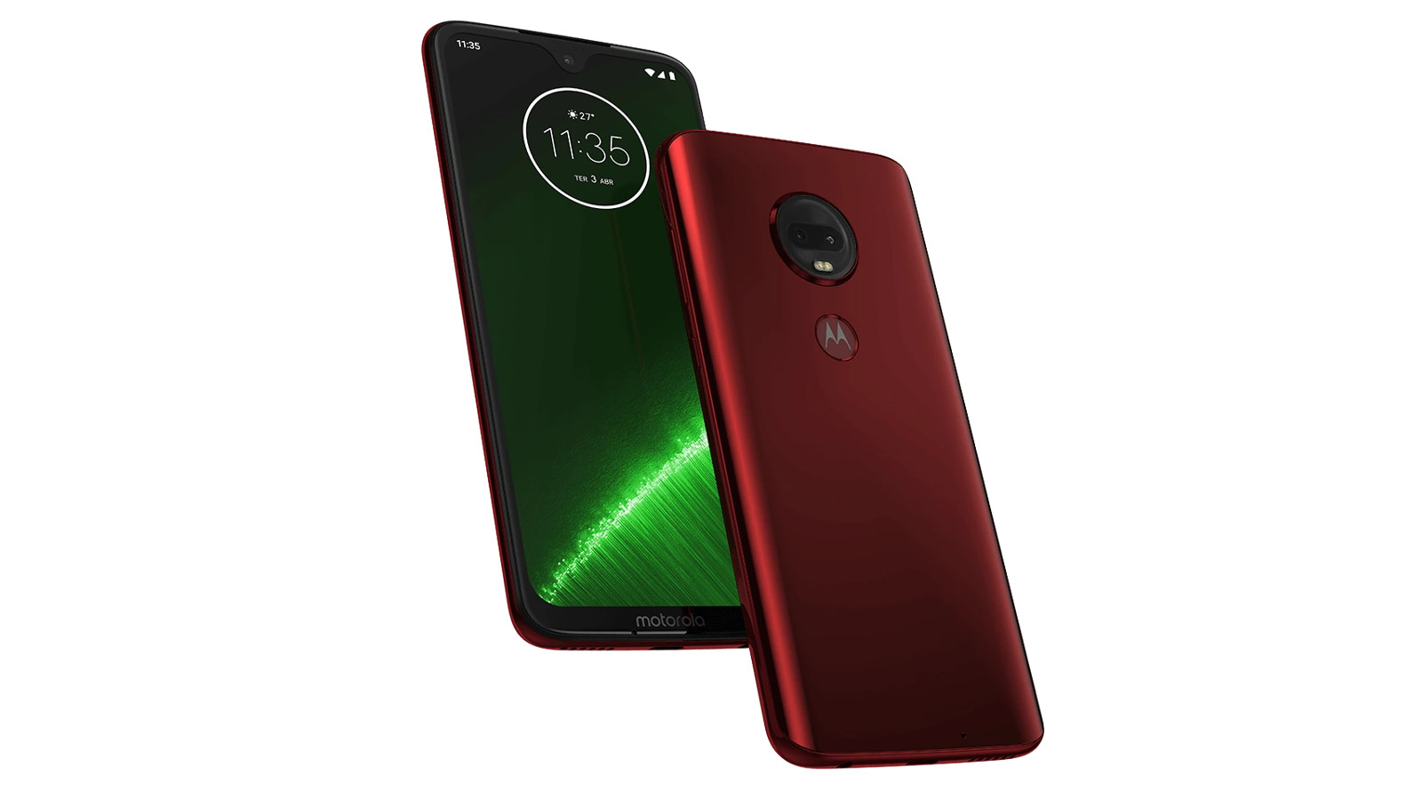 A render apparently showing the Moto G7 Plus with price starting at $$.