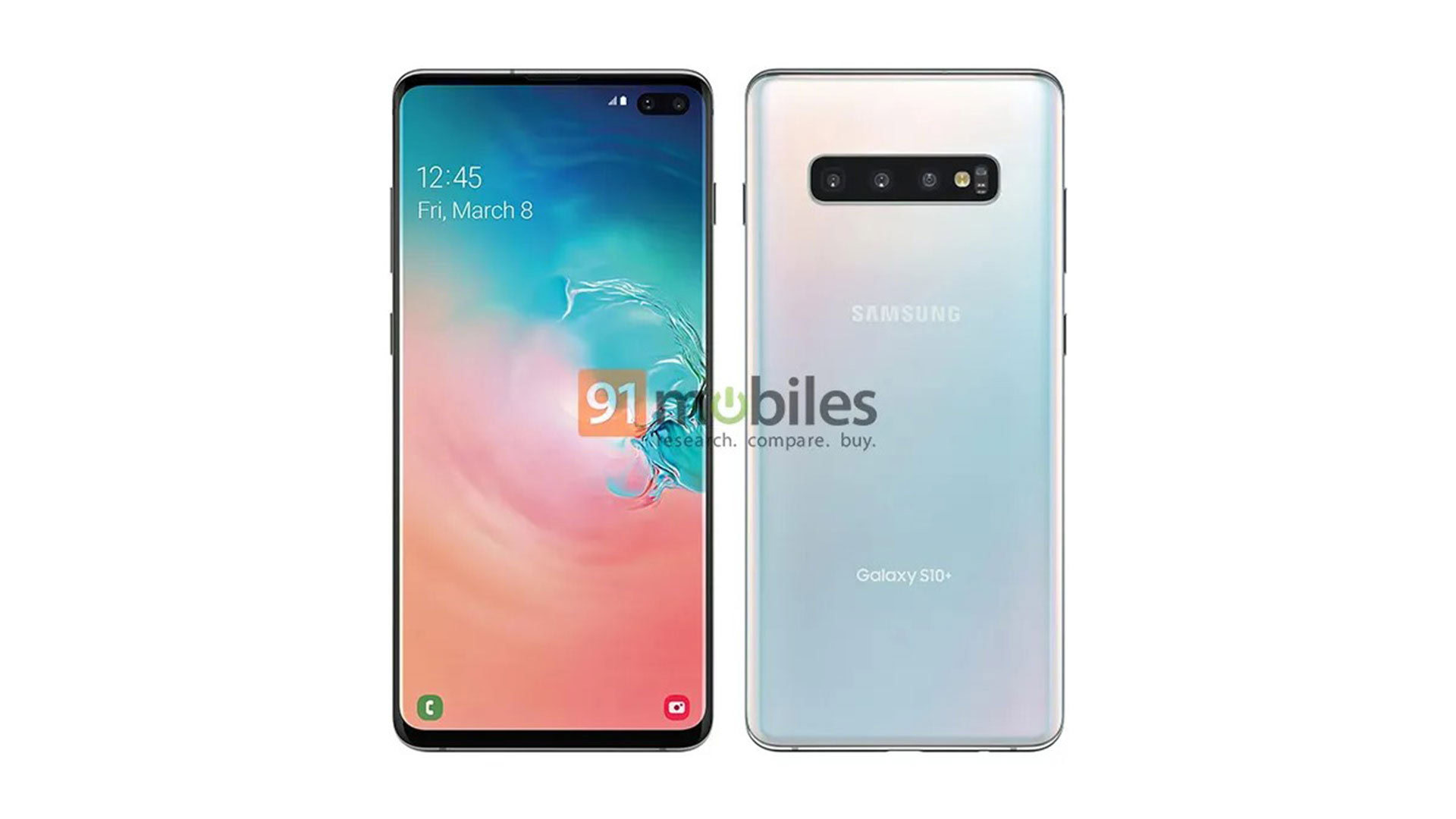 Samsung Galaxy S10 Plus Leaked Render