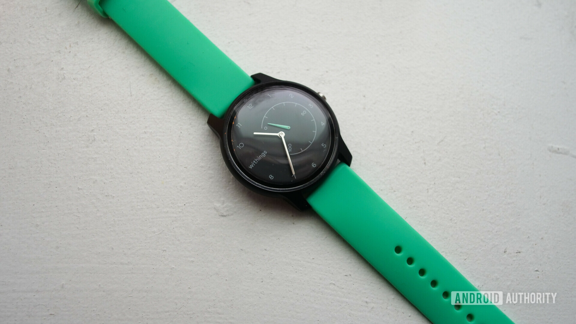 withings move review watch fitness tracker black mint watch face