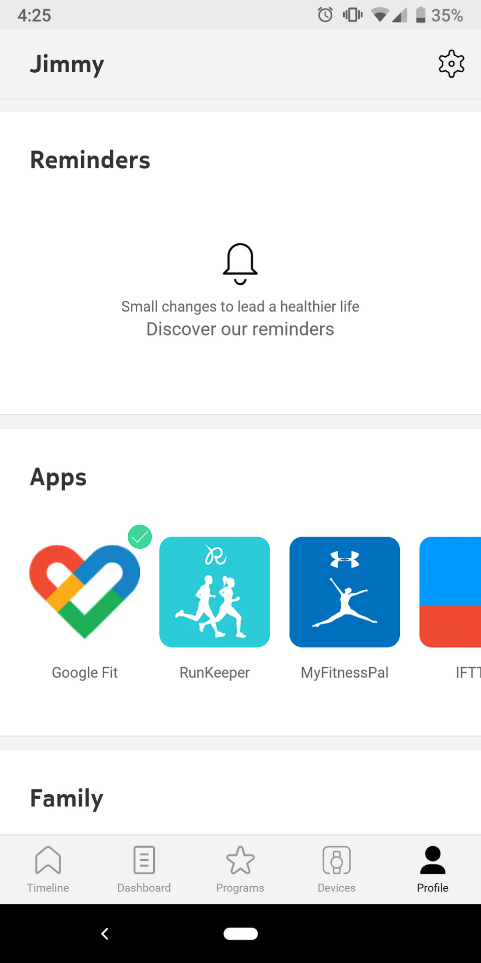 withings move health mate app support