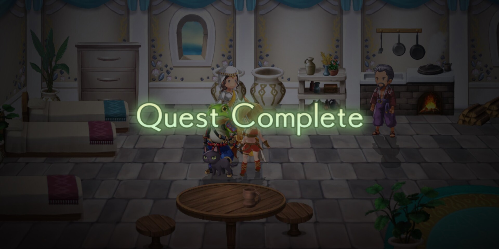 Another Eden Review quest complete