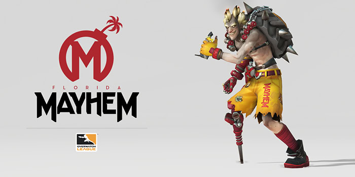 Logo of the Florida mayhem. Returning team in Overwatch League Season 2.