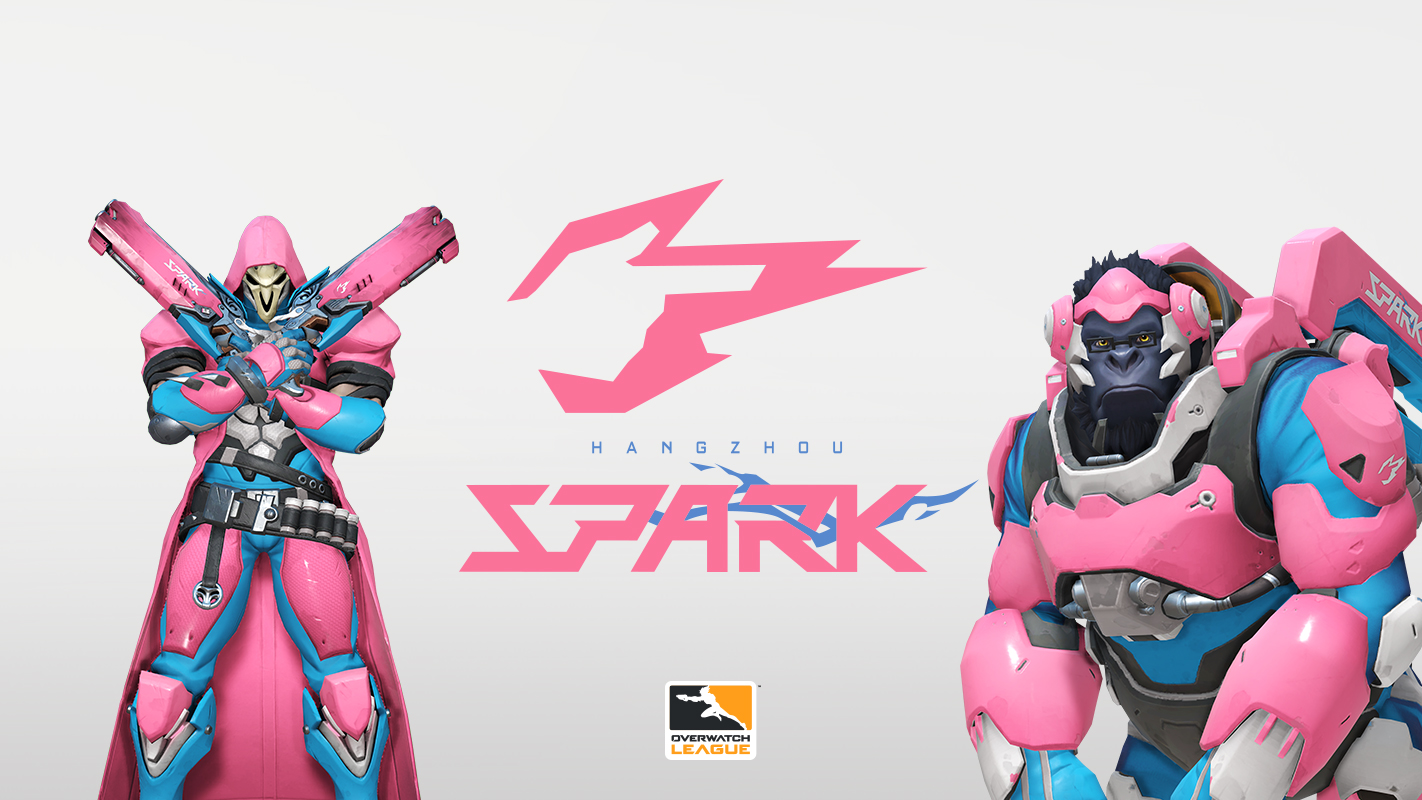 Logo of the  Hangzhou Spark. A new team in Overwatch League Season 2.